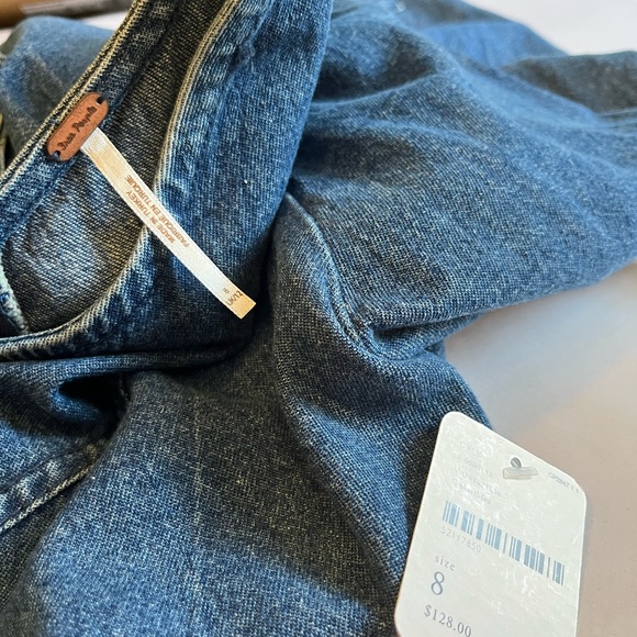 NWT Free People denim dress size 8 - Picture 5 of 9
